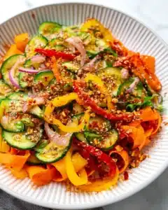 Viral Cucumber Pepper Salad Recipe
