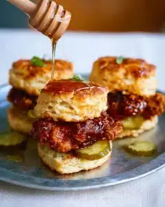 Hot Honey Chicken Biscuits Recipe
