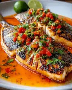 Red Snapper with Creamy Creole Sauce Recipe