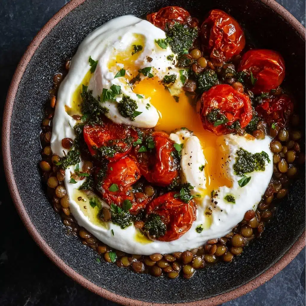 Mediterranean Braised Lentils with Poached Egg Recipe 2 Mediterranean Braised Lentils with Poached Egg Recipe - Recipe Image