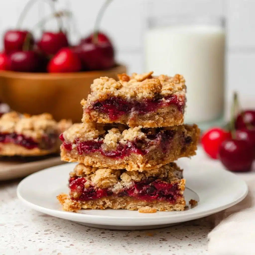 Cherry Crumble Bars Recipe 6 Cherry Crumble Bars Recipe - Recipe Image