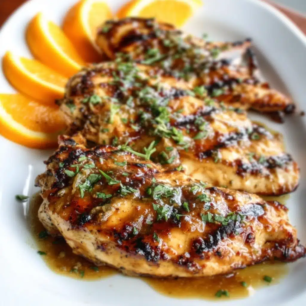 Grilled Citrus Chicken with Glaze Recipe - Recipe Image