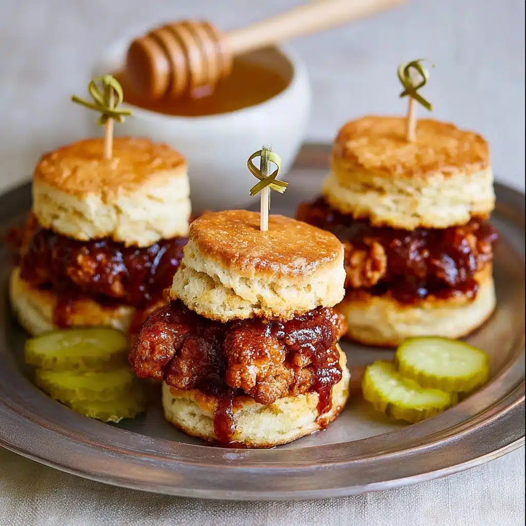 Hot Honey Chicken Biscuits Recipe 6 Hot Honey Chicken Biscuits Recipe - Recipe Image