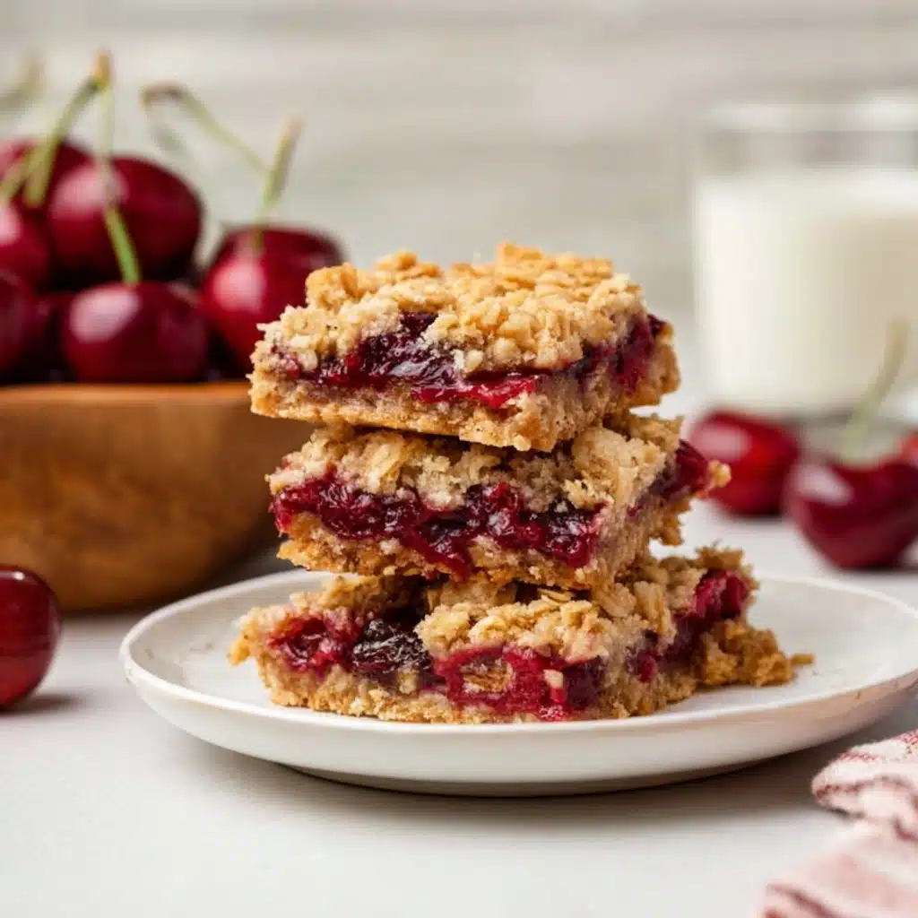 Cherry Crumble Bars Recipe 5 Cherry Crumble Bars Recipe - Recipe Image